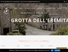 Tablet Screenshot of grottadelleremita.com